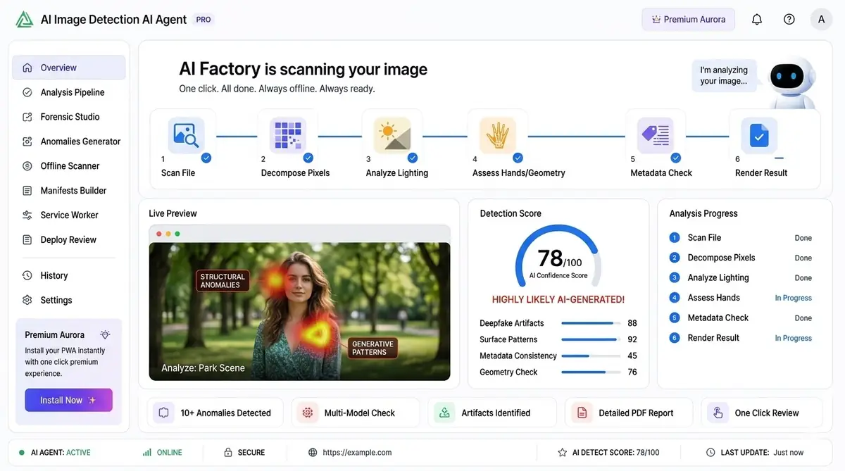 AI ad optimization dashboard software example